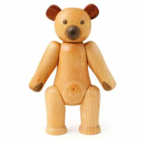 NWT Soopsori Wooden Bear - Picture 2 of 2